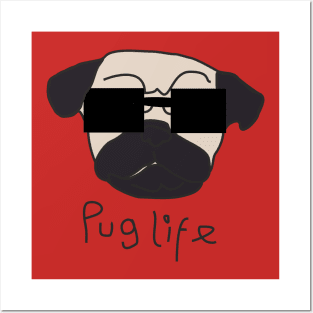 Pug Life Thug Life Posters and Art